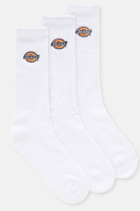 Dickies Valley Grove Socks 3-Pack - White
