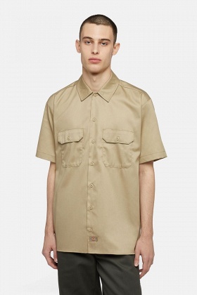 Dickies Short Sleeve Work Shirt - Khaki