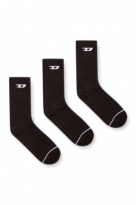 Diesel SKM-D-Crew-Light-Socks 3 Pack - Black