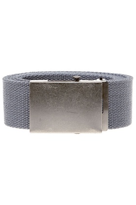 D555 Edward 4.0cm Plain Webbing Big & Tall Belt - Charcoal