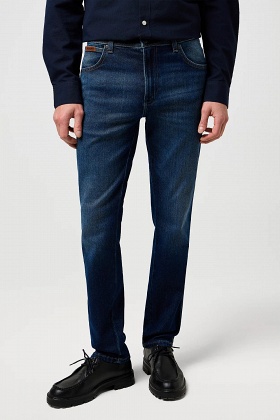 Wrangler Texas Slim Stretch Jeans - Fog