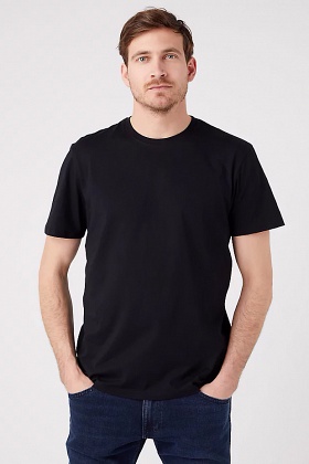 Wrangler 2 Pack Short Sleeve T-Shirts - Black and White